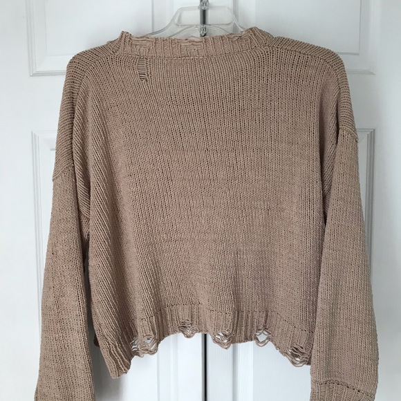 Distressed Fall Sweater - Picture 5 of 6